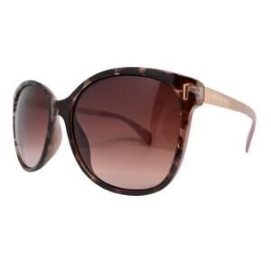 Jones New York Brown/Purple/Gold Tortoise Sunglasses - LENSES FAIR/FRAMES GOOD